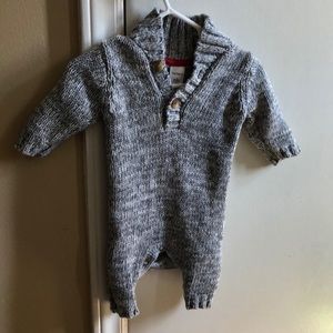 Newborn sweater onesie